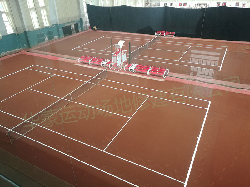 阿拉善盟體育運(yùn)動(dòng)管理中心紅土網(wǎng)球場(chǎng)改造工程6月22號(hào)正式竣工