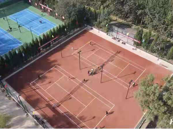 臨汾市網(wǎng)球公園紅土場(chǎng)地2020.10月